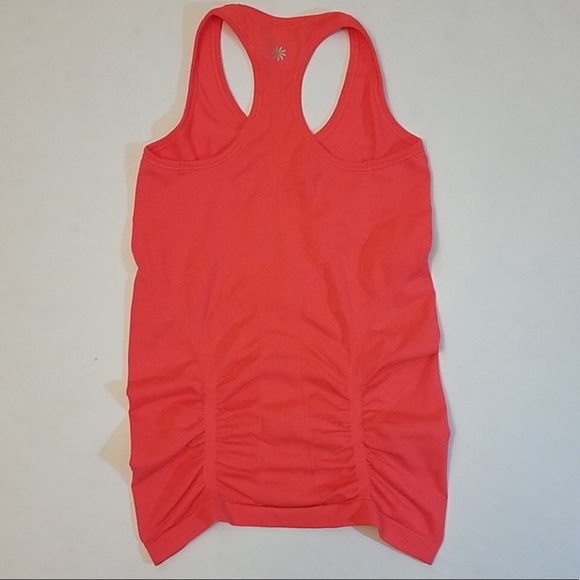 Athleta Fastest Track Orange Tank Top XS NWOT - Picture 4 of 4